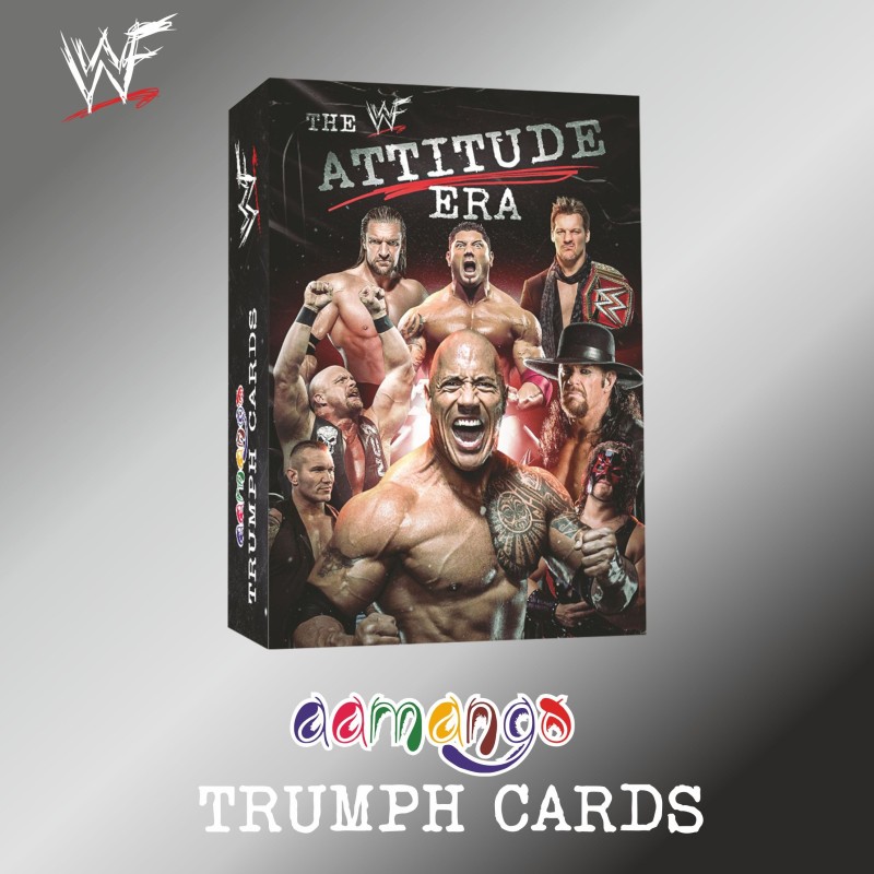 Aamango WWE Collection Trump Cards (Golden Era + Attitude Era + Modern Era)