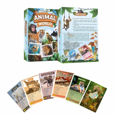 🦁 Aamango Animal World – Ultimate Trump Card Game for Kids