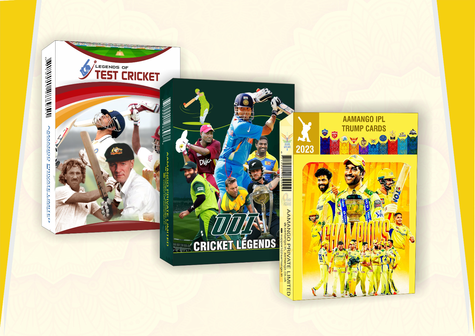 Cricket Card Collection - IPL, ODI and Test Legends