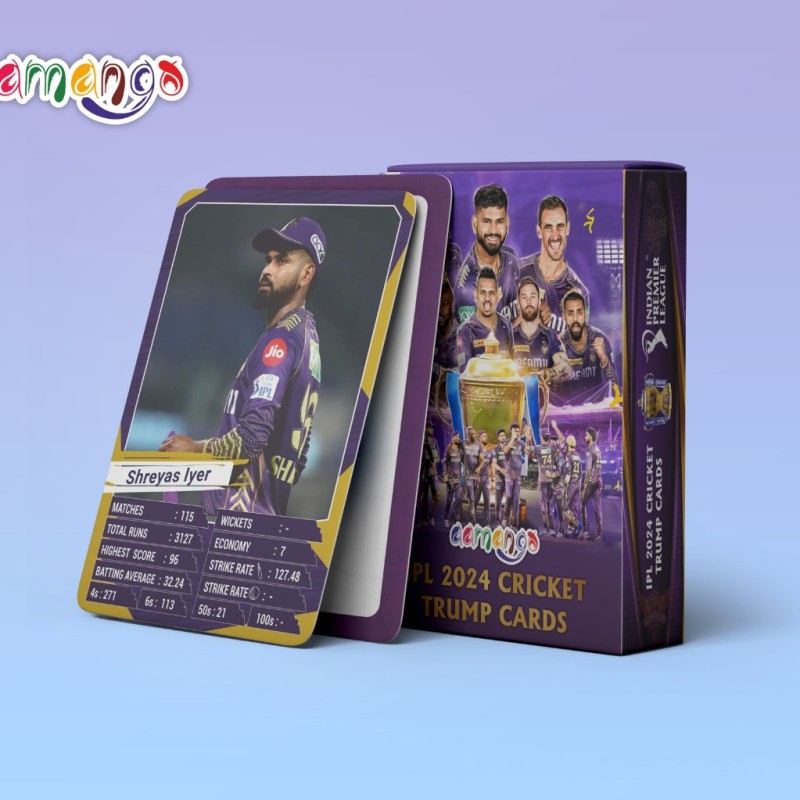 Aamango IPL Cricket Trump Card - 2024 Edition