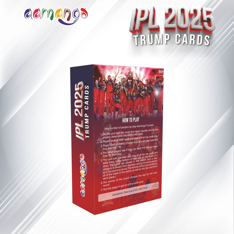 Aamango IPL Cricket Trump Card - 2025 Edition