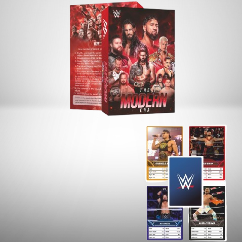 🤼‍♂️ Aamango WWE Collection Trump Cards – Complete Set (Golden Era + Attitude Era + Modern Era) | Ultimate Wrestling Card Game Bundle Featuring Hulk