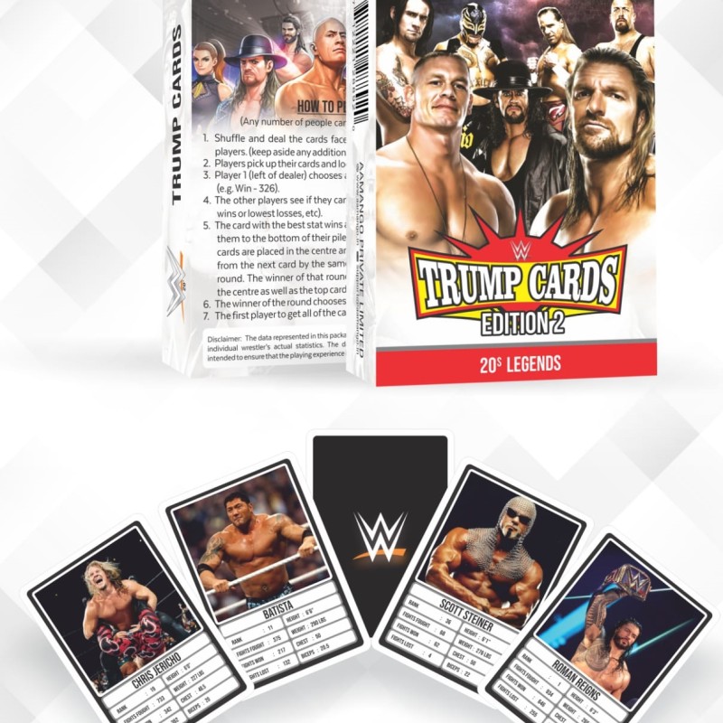 Aamango WWE Combo Pack - 90s &amp; 20s Legend (90s WWE Pack + 20s WWE Pack - 2 Packs)