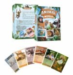 Aamango Jurassic World & Animal World Trump Cards Combo Pack (63 Cards Each) | Educational Card Game for Kids | Learn Dinosaurs, Animals, Facts & Stat - Image 2